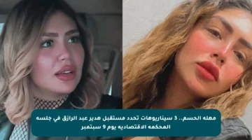 مهلة الحسم.. 3 سيناريوهات تحدد مستقبل هدير عبد الرازق في جلسة المحكمة الاقتصادية يوم 9 سبتمبر